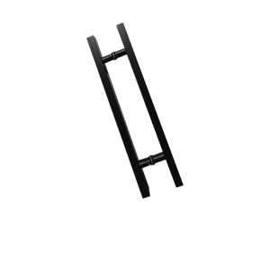 AGARRADERA RECTANGULAR TIPO H NEGRA DE 32X60X40