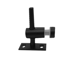 PUNTO FIJO BASE RECTANGULAR COLOR NEGRO