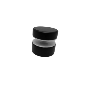 SOPORTE PARA VIDRIO EN ESCALERA 38mm/50mm NEGRO